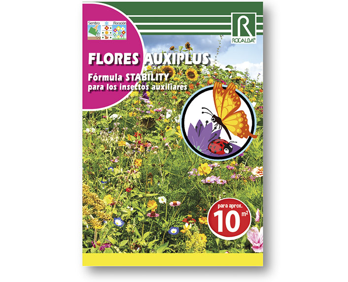 Mezcla de flores para atraer a los insectos auxiliares